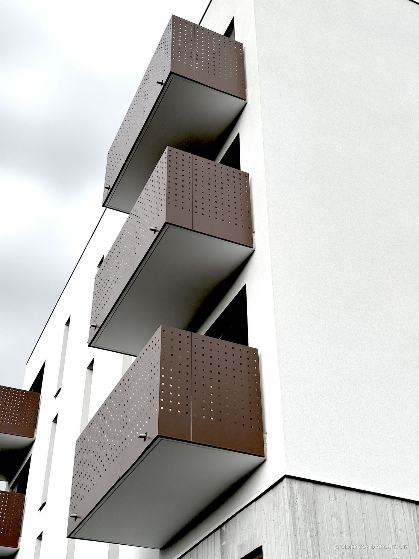 Chantrerie - détail balcons