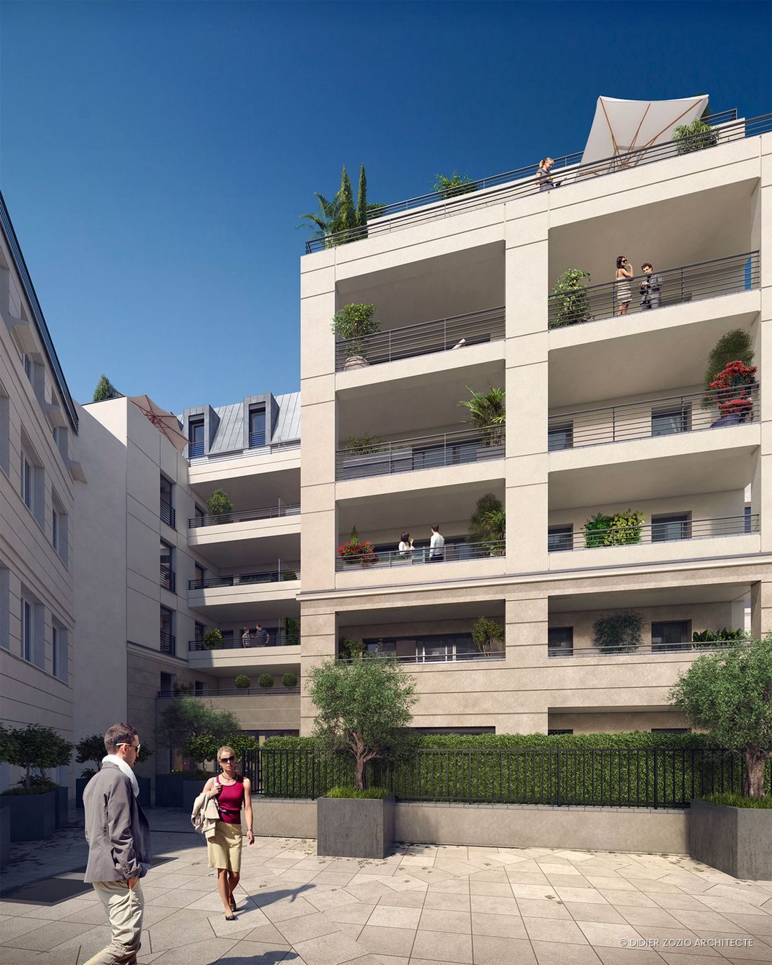 Marivaux - balcons et attique