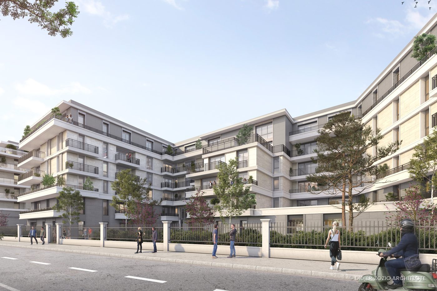 Place & Lumières - façade urbaine